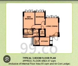 Blk 471A Hougang Parkview (Hougang), HDB 3 Rooms #569127941